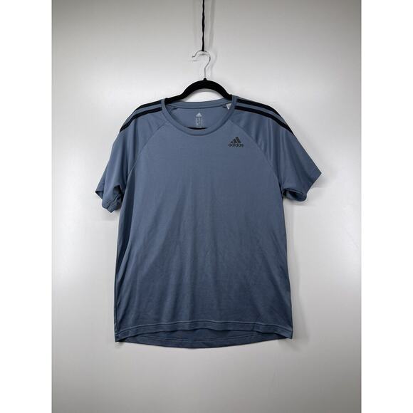 Adidas Stay Dry Sz M Climalite D2M TEE Training Raw Steel Color Shirt CE4022 - Picture 4 of 12